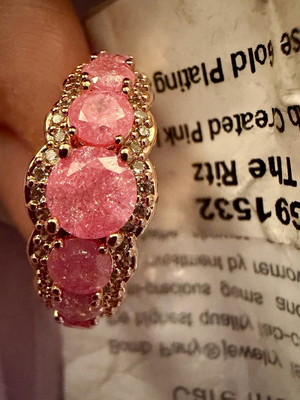 BP Pink Rose Gold Ring